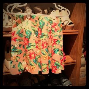 Floral Mini Skirt